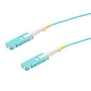 SN-SN UPC Uniboot Multimode 50/125 Micron OM4 2.0mm PVC/LSZH Fiber Patch Cable