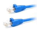 Cat6a Snagless Shielded (SFTP) PVC CMX Ethernet Network Patch Cable.Blue