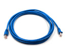 Cat6a Snagless Shielded (SFTP) PVC CMX Ethernet Network Patch Cable.Blue