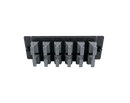 FHD Fiber Adapter Panel, OS2/OM3/OM4, 12x MTP® Key Up to Key Down (Black) Adapter, Ceramic Sleeve