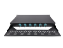 12x MTP-8, 96 Fibers LC OM4 Multimode, Universal Polarity, HD1U Breakout Cassette, 40G/100G to 10G/25G