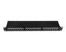 1U 24 Ports Cat5e Unshielded 110 Punch Down Patch Panel