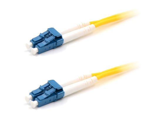 LC UPC to LC UPC Duplex OS2 Single Mode 2.0mm Fiber Optic Patch Cable