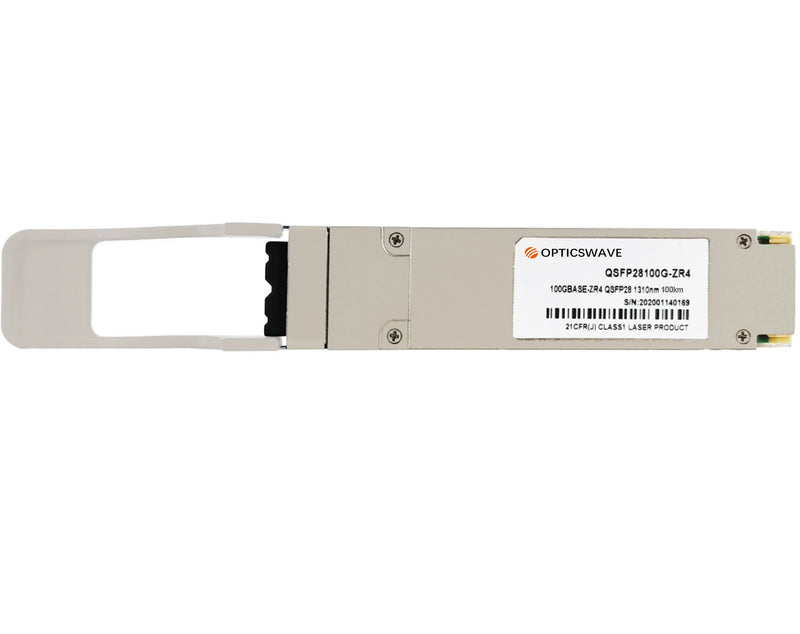 QSFP-100G-ZR4+ 100GBASE-ZR4+ QSFP28 1310nm 100km DOM LC SMF Optical Transceiver Module