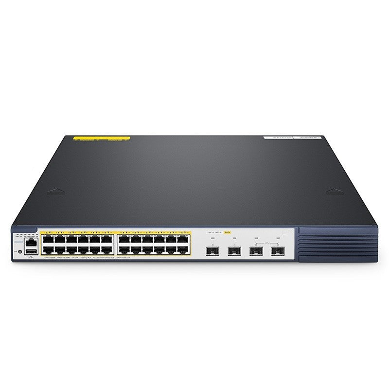 S3410-24TS-P Compatible, 24-Port Gigabit Ethernet L2+ PoE+ Switch, 24 x PoE+ Ports @740W, with 2 x 10Gb SFP+ Uplinks and 2 x Combo SFP Ports, Broadcom Chip