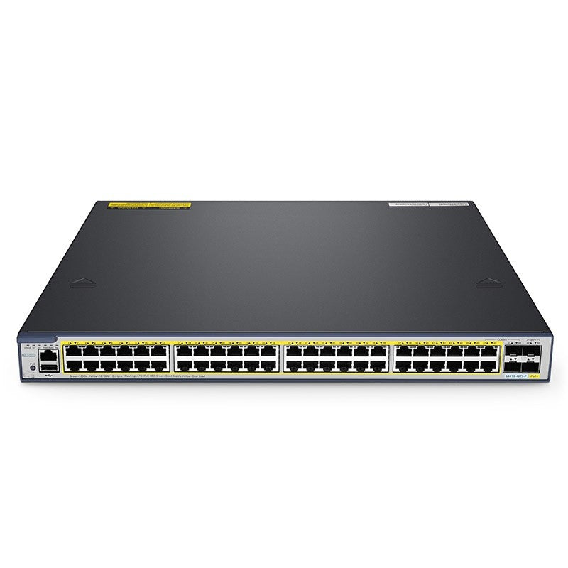 S3410-48TS-P Compatible, 48-Port Gigabit Ethernet L2+ PoE+ Switch, 48 x PoE+ Ports @740W, with 2 x 10Gb SFP+ Uplinks and 2 x Combo SFP Ports, Broadcom Chip