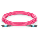 MTP-24  Female 24 Fibers LSZH OM4 50/125 Multimode Elite Trunk Cable