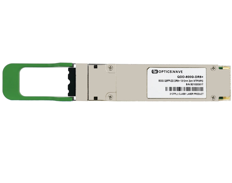 800GBASE-2LR4 QSFP-DD PAM4 1310nm 10km DOM Dual CS Duplex SMF Optical Transceiver Module