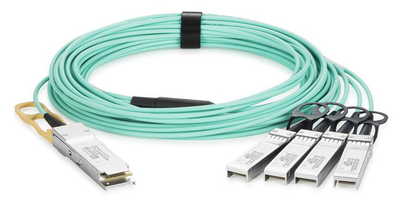 200G QSFP-DD to 8x25G SFP28 Active Optical Breakout Cable