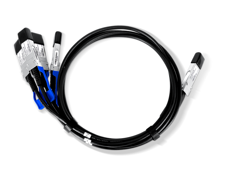 CAB-D-8S-400G-1M Compatible 400G QSFP-DD to 8x50G SFP56 Passive Direct Attach Copper Breakout Cable