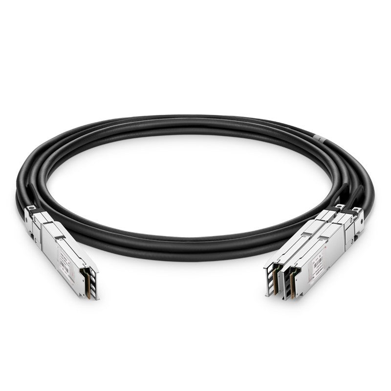1.5m (5ft) NVIDIA InfiniBand MCP7Y00-N01A Compatible OSFP 800G to OSFP 2x400G Passive Direct Attach Copper Breakout Cable, Finned Top