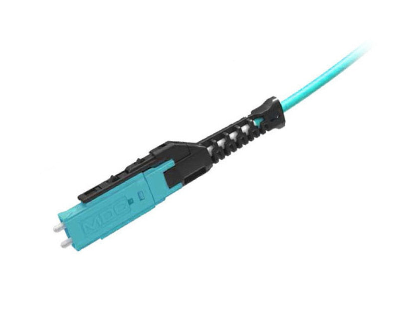 MDC-LC UPC Flat Clip Uniboot, Multimode 50/125 Micron OM4 2.0mm PVC/LSZH Fiber Patch Cable