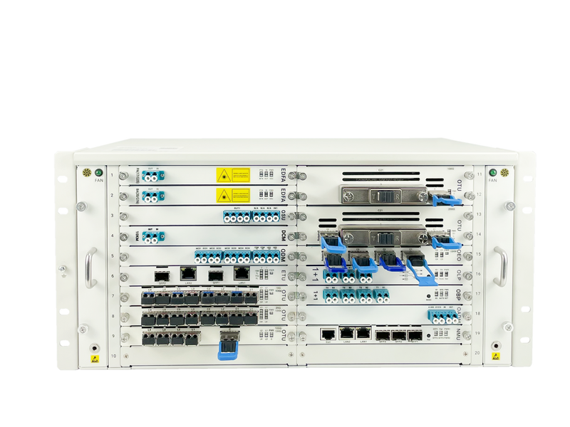 OTN5000-5U Chassis 19" 15 Slot, With Hot Plug Dual Power, Fan Unit and Main Control Card