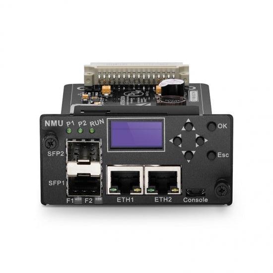 FMT-MNG-S, Network Management Unit for FMT 1U, 2U and 4U Managed Chassis, , 2x 100Base-X SFP Ports, 2x 10/100Base-T RJ45 Ports