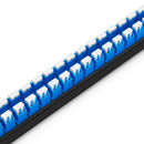 FHU 1U 19'' Fiber Adapter Panel, 96 Fibers OS2 Single Mode, 48x LC UPC Duplex (Blue) Adapter, Ceramic Sleeve