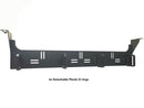 1U 19'' Cable Management Panel with D-rings and Lacing Bar on the Blank Rackmount Fiber Patch Panel, FHD-FPP5DRL