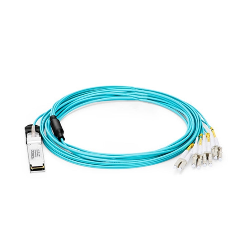 40G QSFP+ to 4 Duplex LC Breakout Active Optical Cable