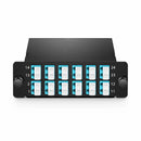 FHD 2x MTP®-12 Cassette, 24 Fibers OM4 MMF, 2x 12F MTP® to 12x LC Duplex, 0.35dB max