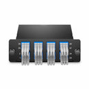 FHD MTP®-MDC Cassette, OS2 Single Mode, Type A, 48 Fibers, 4 x MTP®-12 (Male) to 8 x MDC 3-Port Duplex (Blue), 0.35dB Max.