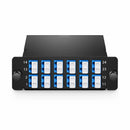 FHD MTP®-24 Cassette, 24 Fibers OS2 Single Mode,  MTP® to 12x LC Duplex (Blue), 0.35dB max