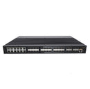IES5000-12T28F-4S, 12*10/100/1000M RJ45, 28*100/1000M SFP, with 4*1/10G uplink SFP+ fiber ports L2+ managed industrial Ethernet switch
