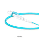 SN-LC UPC Flat Clip Uniboot , Multimode 50/125 Micron OM4 2.0mm PVC/LSZH Fiber Patch Cable