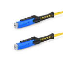 MDC-MDC UPC Duplex OS2 Single Mode PVC (OFNR) 2.0mm Fiber Optic Patch Cable