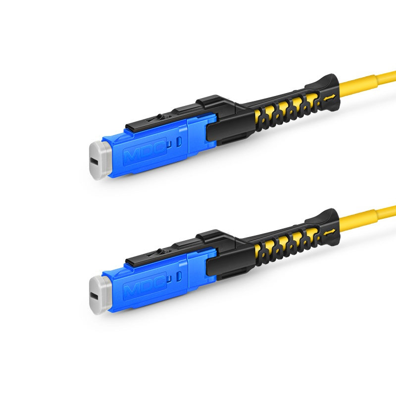 MDC-MDC UPC Duplex OS2 Single Mode PVC (OFNR) 2.0mm Fiber Optic Patch Cable