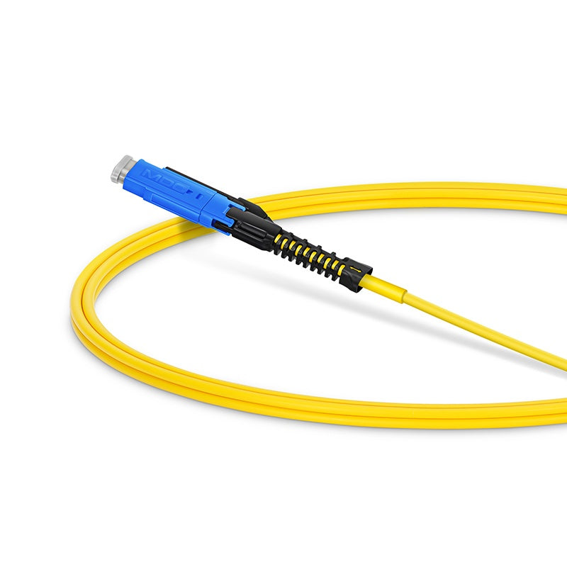 MDC-MDC UPC Duplex OS2 Single Mode PVC (OFNR) 2.0mm Fiber Optic Patch Cable