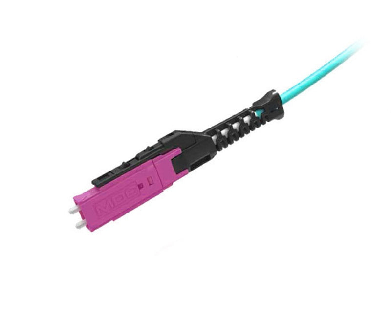 MDC-LC UPC Flat Clip Uniboot, Multimode 50/125 Micron OM4 2.0mm PVC/LSZH Fiber Patch Cable