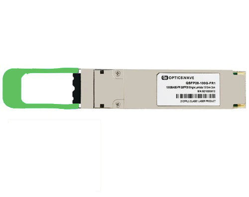 100GBASE-FR1 QSFP28 Single Lambda 1310nm 2km DOM LC SMF Optical Transceiver Module