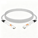 800G Twin-port 2x400G OSFP to 2x400G OSFP InfiniBand NDR Passive DAC, Flat top on one end and Finned top on other