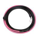 Pre-terminated MPO 2x2 Shuffle Trunk Cable, 128 Fibers, 16 x MPO-8 APC (Male) to 16 x MPO-8 APC (Male), Multimode (OM4), Type 2, LSZH/OFNP, 0.35dB Max, Breakout 80cm, Magenta