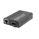 Mini Unmanaged 1x 100M/1G/2.5G/5G/10GBase-T RJ45 to 1x 10GBase-X SFP+ Slot 10Gigabit Ethernet Media Converter