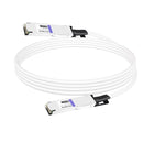 OSFP-FLT-800G-PC50CM 0.5m (1.6ft) 2x400G OSFP to 2x400G OSFP PAM4 InfiniBand NDR Passive Direct Attached Cable, Flat top on one end and Flat top on the