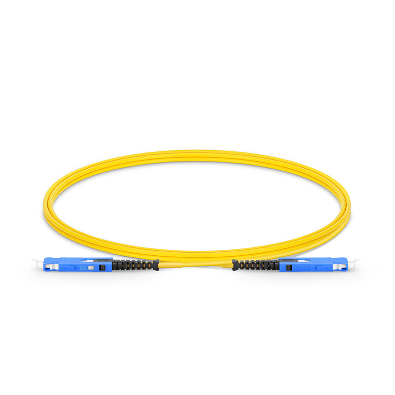 SN-SN UPC Uniboot Duplex OS2 Single Mode PVC (OFNR) 2.0mm Fiber Optic Patch Cable, for 200/400G