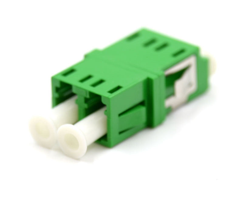 LC/APC to LC/APC Duplex Single Mode Plastic Fiber Optic Adapter/Couple
