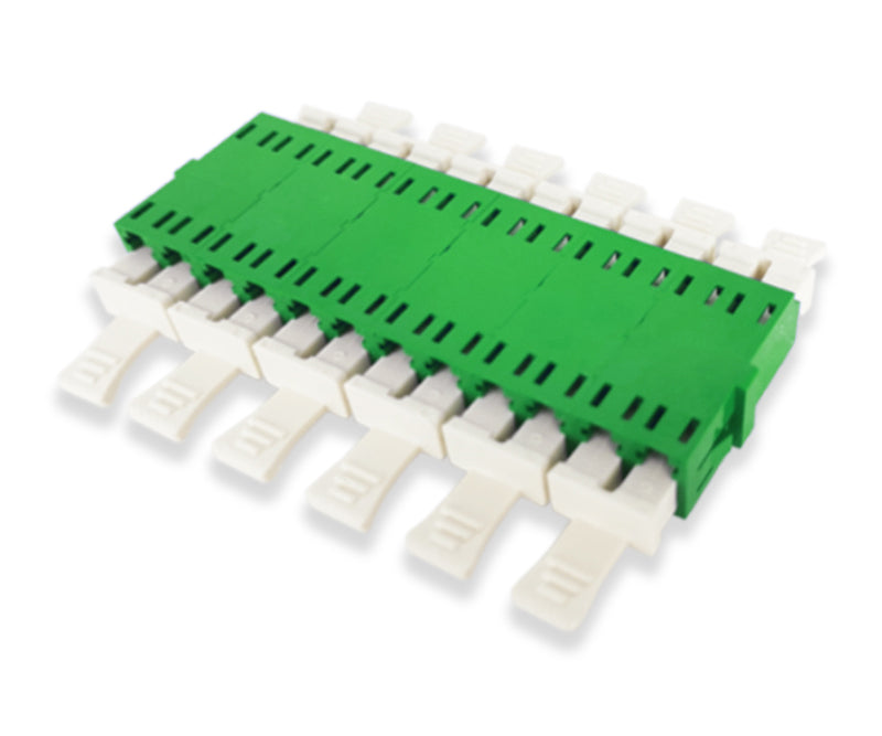 12 Core Singlemode LC/APC fiber Optic Cable Connectors High Density Pa