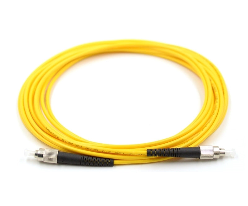 FC UPC to FC UPC Simplex OS2 Single Mode PVC (OFNR) 2.0mm Fiber Optic Patch Cable