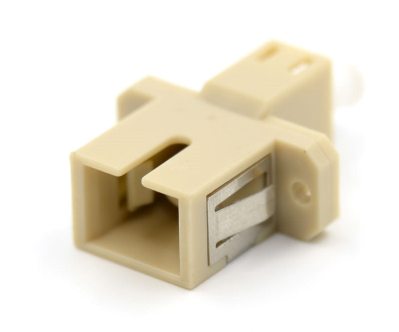LC/UPC Male to SC/UPC Female Simplex Plastic Fiber Optic Adapter/Coupl