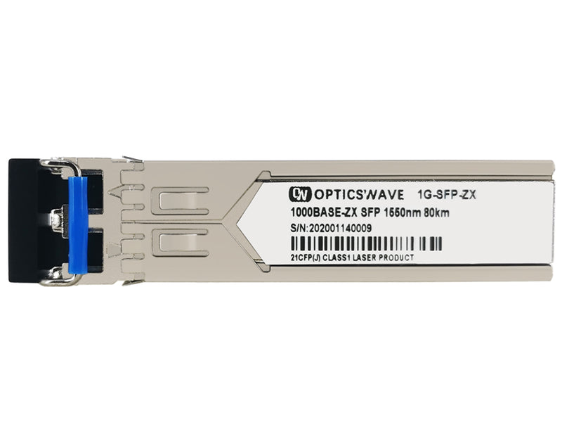 1000BASE-ZX SFP 1550nm 80km DOM LC SMF Transceiver Module