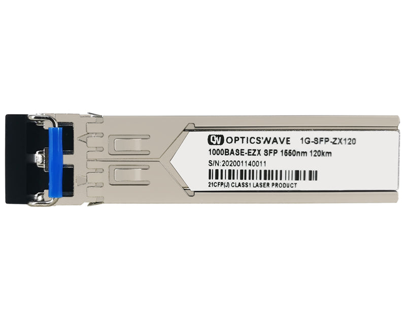 1000BASE-EZX SFP 1550nm 120km DOM LC SMF Transceiver Module