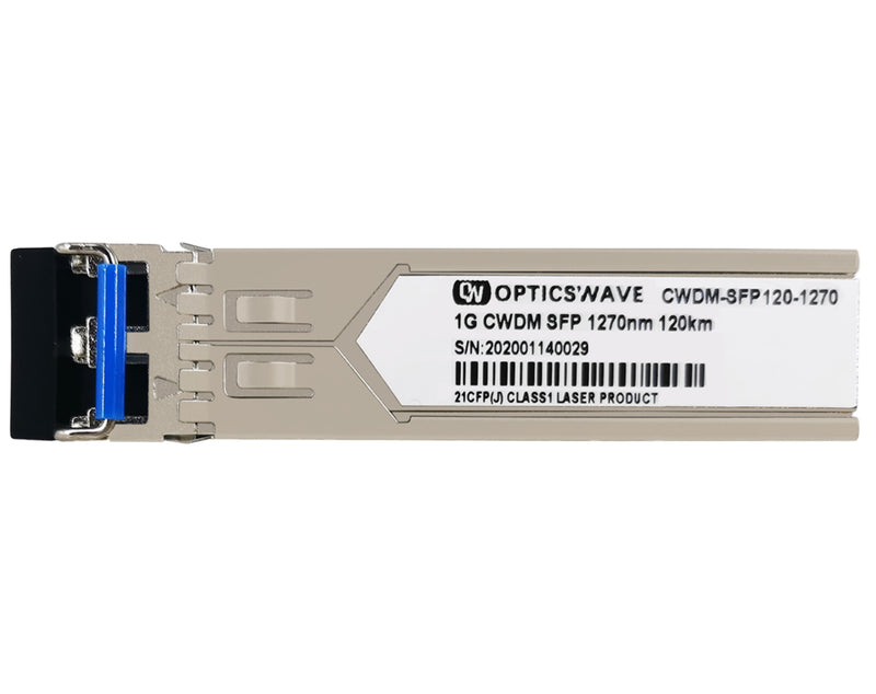 1000BASE-CWDM SFP 1270nm 120km DOM LC SMF Transceiver Module