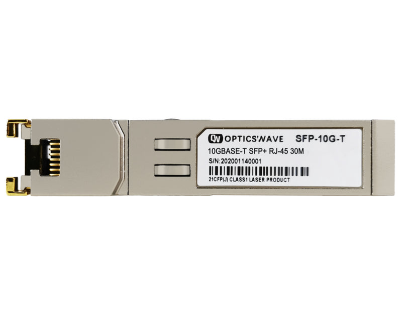 10GBASE-T SFP+ Copper RJ-45 30m Transceiver Module  (Copper, 10Gbps)