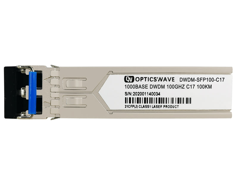 1000BASE-DWDM SFP 100GHz  C17-C61 100km DOM LC SMF Transceiver Module