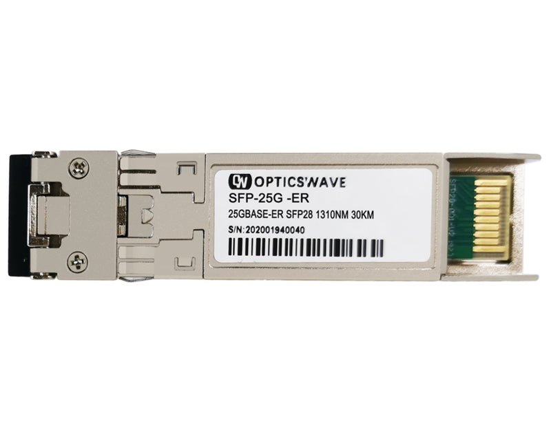 25GBASE-ER SFP28 1310nm 20km DOM LC SMF Optical Transceiver Module