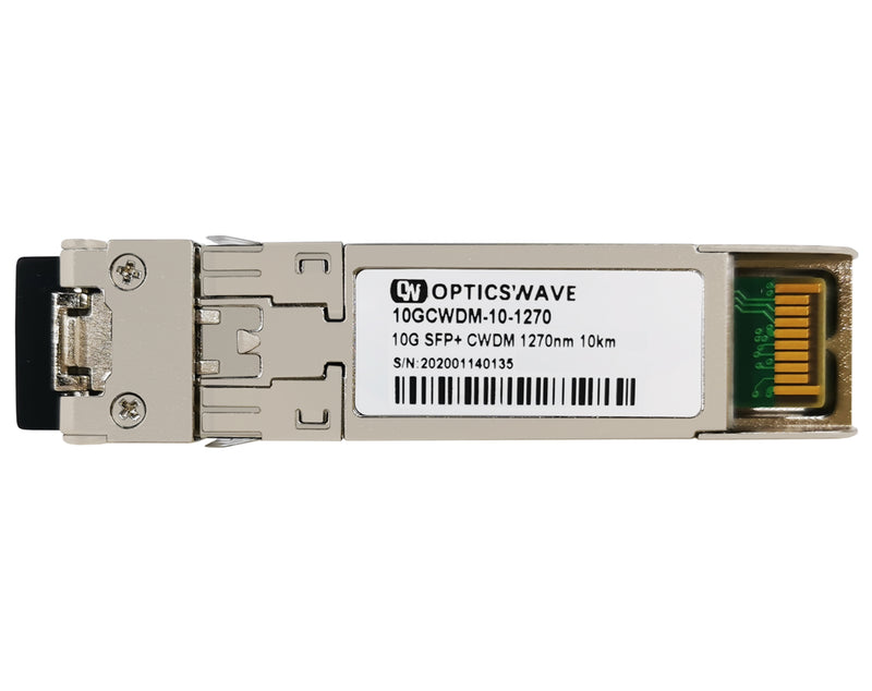 10G CWDM SFP+ 1270nm-1610nm 10km DOM LC SMF Transceiver Module