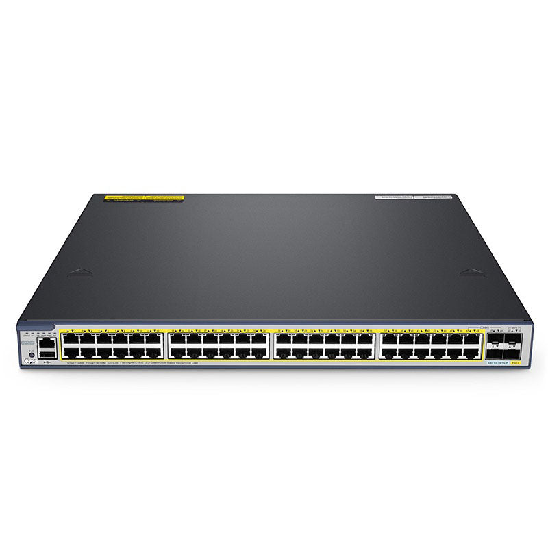 S3410-48TS-P Compatible, 48-Port Gigabit Ethernet L2+ PoE+ Switch, 48 x PoE+ Ports @740W, with 2 x 10Gb SFP+ Uplinks and 2 x Combo SFP Ports