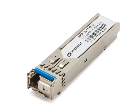 1000BASE-BX BiDi SFP 1550nm-TX/1490nm-RX 80km DOM LC SMF Transceiver Module