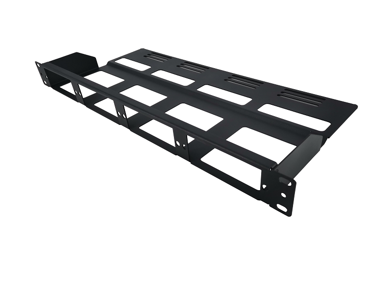 FHD High Density 1U Rack Mount Modular Enclosure Unloaded, Rear Cable